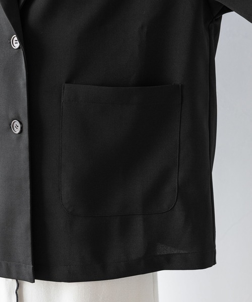 RAGEBLUE（レイジブルー）の「オーバーサイズ半袖テーラードジャケット（テーラードジャケット・レディース・ブラック/ベージュ・FREE）」の22枚目の写真