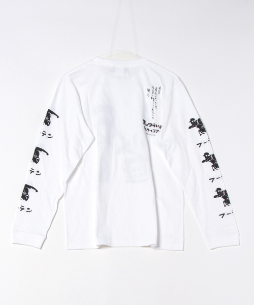 SAMURAI CORE（サムライコア）の「★SAMURAI CORE x 男はつらいよ★反省 Long TEE（Tシャツ/カットソー・メンズ・ホワイト/ブラック・MEDIUM/LARGE）」の3枚目の写真