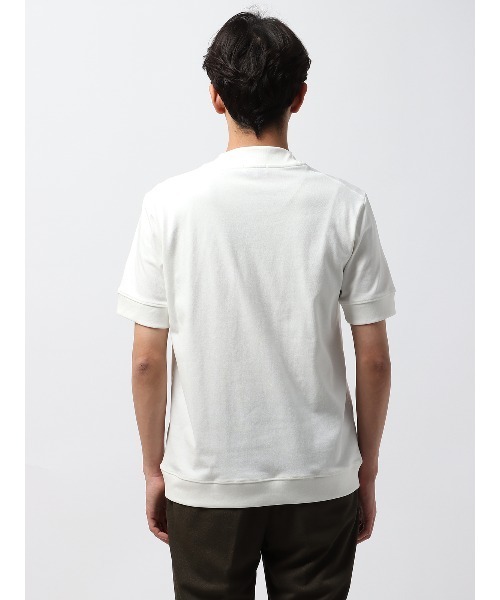 SUIT SQUARE（スーツスクエア）の「オフィT Tシャツ 半袖 ウォッシャブル プレーティング天竺（Tシャツ/カットソー・メンズ・ホワイト系/ブラック系/グレー系/ブラウン系・S/M/L/LL/3L）」の7枚目の写真