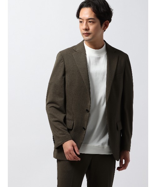SUIT SQUARE（スーツスクエア）の「オフィT Tシャツ 半袖 ウォッシャブル プレーティング天竺（Tシャツ/カットソー・メンズ・ホワイト系/ブラック系/グレー系/ブラウン系・S/M/L/LL/3L）」の13枚目の写真