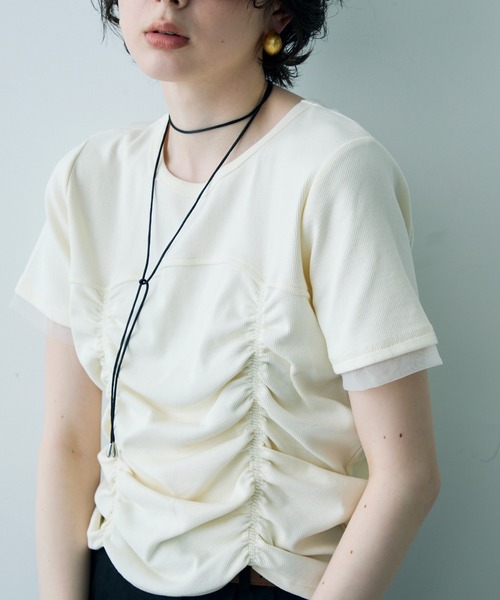 tシャツ 「WOMEN」「SMOOTH JERSEY」バックシャーリング プルオーバー レディース J.PRESS YORK STREET tシャツ 「WOMEN」「SMOOTH JERSEY」バック