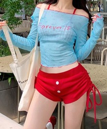 SHEPP（シープ）の「【セット商品】カバーアップトップス付きビキニ（水着・レディース）」