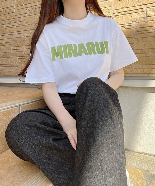 Nana(ナナ)の「ロゴプリントTシャツ(Tシャツ/カットソー・レディース・ホワイト・FREE)」の6枚目の写真