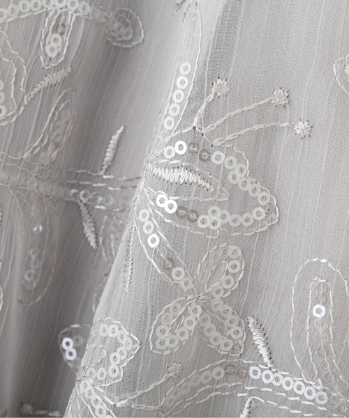 JILL by JILL STUART(ジルバイジルスチュアート)の「◇スパンコール刺繍シアースカート(スカート・レディース・グレー/ラベンダー・SMALL/MEDIUM)」の10枚目の写真