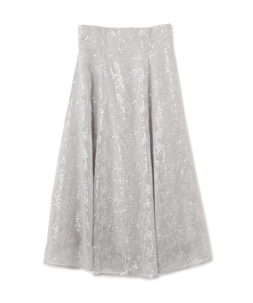 JILL by JILL STUART(ジルバイジルスチュアート)の「◇スパンコール刺繍シアースカート(スカート・レディース・グレー/ラベンダー・SMALL/MEDIUM)」の9枚目の写真