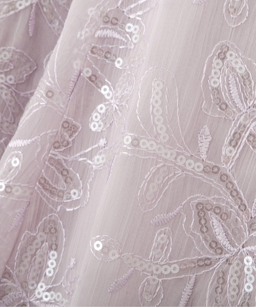 JILL by JILL STUART(ジルバイジルスチュアート)の「◇スパンコール刺繍シアースカート(スカート・レディース・グレー/ラベンダー・SMALL/MEDIUM)」の12枚目の写真
