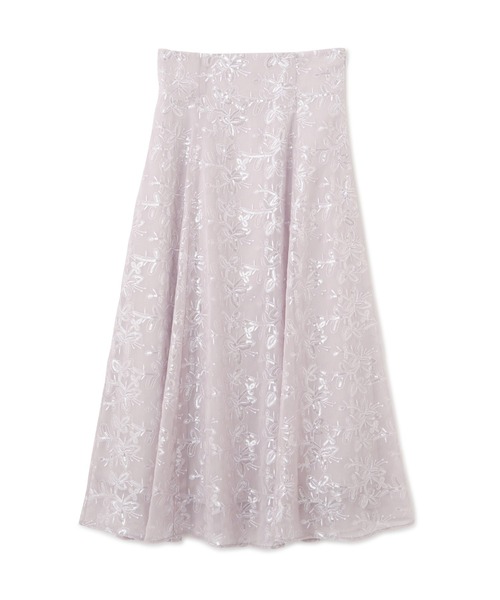 JILL by JILL STUART(ジルバイジルスチュアート)の「◇スパンコール刺繍シアースカート(スカート・レディース・グレー/ラベンダー・SMALL/MEDIUM)」の11枚目の写真