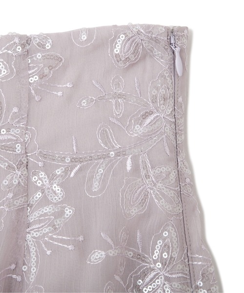 JILL by JILL STUART(ジルバイジルスチュアート)の「◇スパンコール刺繍シアースカート(スカート・レディース・グレー/ラベンダー・SMALL/MEDIUM)」の15枚目の写真