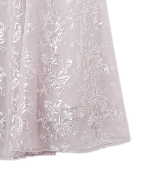 JILL by JILL STUART(ジルバイジルスチュアート)の「◇スパンコール刺繍シアースカート(スカート・レディース・グレー/ラベンダー・SMALL/MEDIUM)」の16枚目の写真