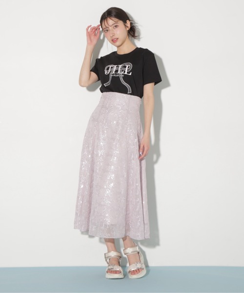 JILL by JILL STUART(ジルバイジルスチュアート)の「◇スパンコール刺繍シアースカート(スカート・レディース・グレー/ラベンダー・SMALL/MEDIUM)」の19枚目の写真