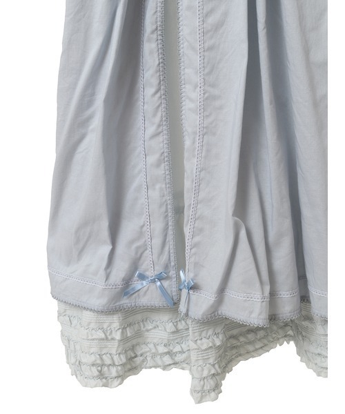 公*o様 ピンクハウス・配色ローンレイヤードワンピース PINK HOUSE（ピンクハウス）の「配色ローンレイヤードワンピース