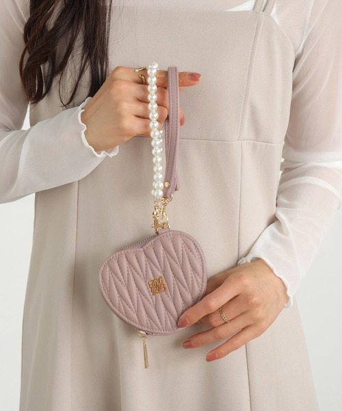 Jewelna Rose ハート柄ポーチ トラベルポーチ　フック付き Jewelna Rose ハート柄ポーチ トラベルポーチ フック付き