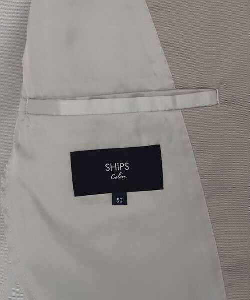 SHIPS Colors（シップス カラーズ）の「SHIPS Colors:〈洗濯機可能〉COOL EXPERIENCE(R) ジャケット（テーラードジャケット・メンズ・カーキ/ダークグレー/ネイビー・44/46/48/50/52）」の13枚目の写真