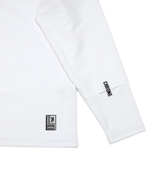 CHROME（クローム）の「［ CHROME / クローム ］Limestornecave LS TEE OG LOGO / ライムストーン ケーブ ロングスリーブ ティー オリジナル ロゴ 接触冷感 空間冷却 鍾乳洞TEE（Tシャツ/カットソー・メンズ・ホワイト・XL/M/L/S）」の12枚目の写真