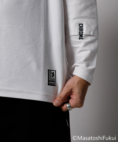 Mサイズ試着のみ】クローム ライムストーン ケーブ ロングスリーブ ティー
