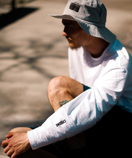 Mサイズ試着のみ】クローム ライムストーン ケーブ ロングスリーブ ティー