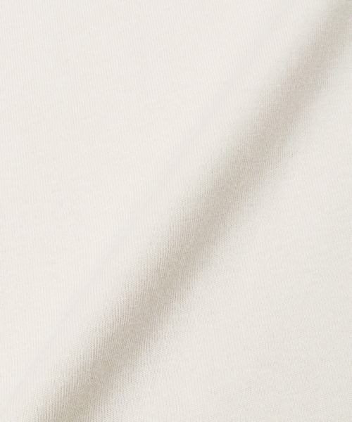 itto...（イット）の「[接触冷感]綿100％フリル切替カットソー（Tシャツ/カットソー・レディース・アイボリー/ブラック・M）」の11枚目の写真