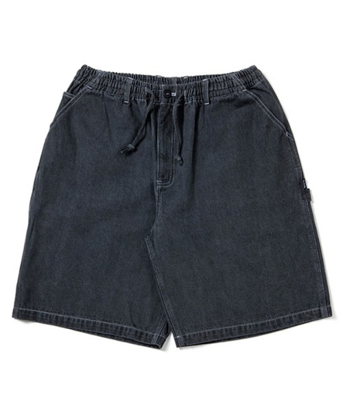 430（フォーサーティ）の「mp13633- ES PAINTER DENIM SHORTS H-WASH デニムショートパンツ（デニムパンツ・メンズ・ブラック/インディゴブルー・0/1/2/3）」の2枚目の写真