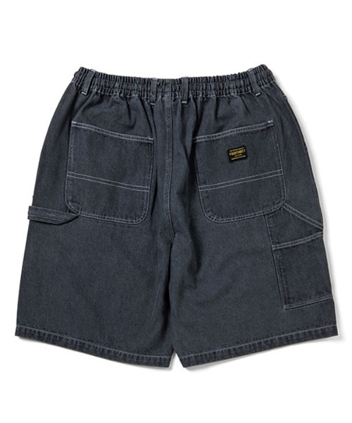 430（フォーサーティ）の「mp13633- ES PAINTER DENIM SHORTS H-WASH デニムショートパンツ（デニムパンツ・メンズ・ブラック/インディゴブルー・0/1/2/3）」の6枚目の写真