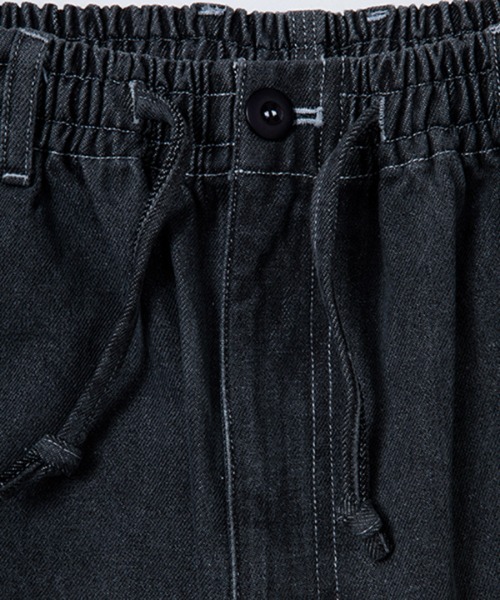 430（フォーサーティ）の「mp13633- ES PAINTER DENIM SHORTS H-WASH デニムショートパンツ（デニムパンツ・メンズ・ブラック/インディゴブルー・0/1/2/3）」の7枚目の写真