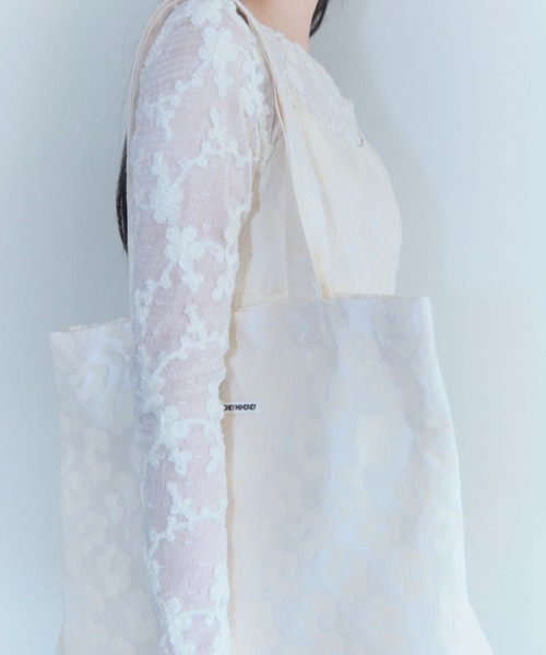 flower jacquard tote bag（トートバッグ）｜HONEY MI HONEY