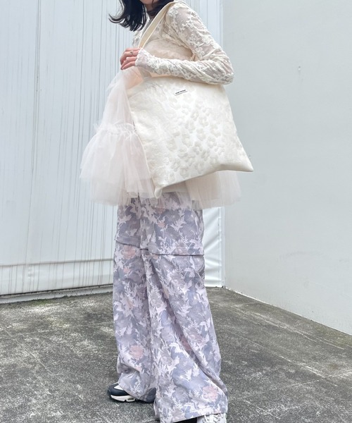 flower jacquard tote bag（トートバッグ）｜HONEY MI HONEY