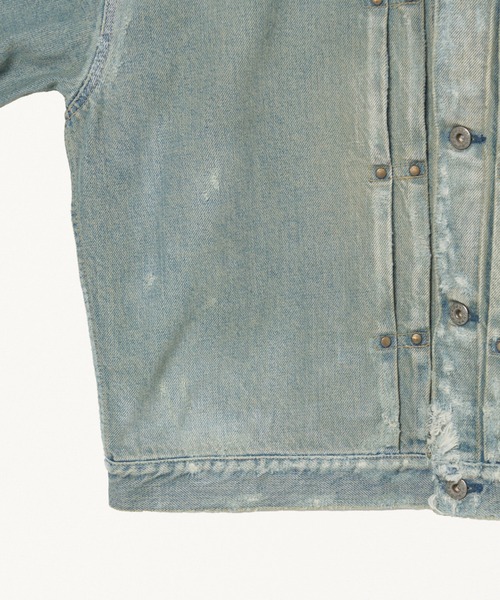 FORSOMEONE(フォーサムワン)の「FORSOMEONE T-BACK DESTROY SHIRT(シャツ/ブラウス・メンズ・ブラック/インディゴブルー・48)」の9枚目の写真