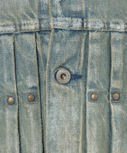 FORSOMEONE(フォーサムワン)の「FORSOMEONE T-BACK DESTROY SHIRT(シャツ/ブラウス・メンズ・ブラック/インディゴブルー・48)」の11枚目の写真