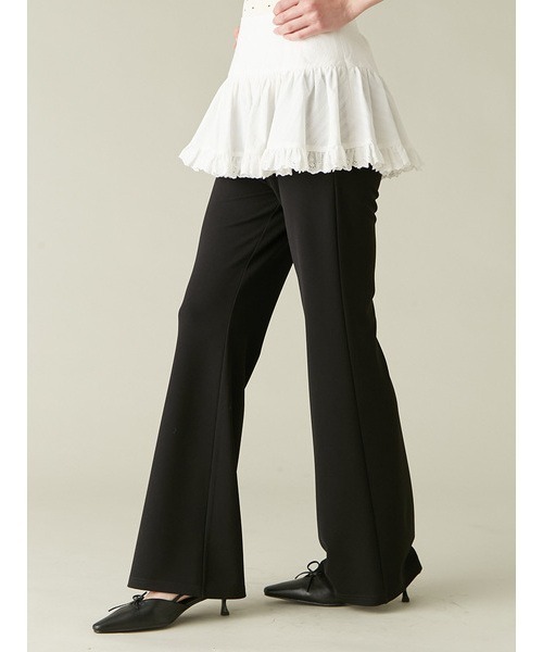 セール】レイヤードフレアパンツ（その他パンツ）｜LILY BROWN（リリー