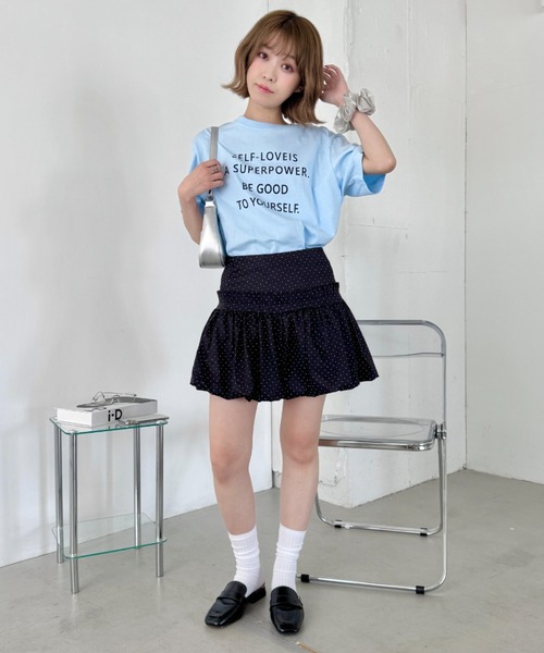 SOLLON.(ソルロン)の「バルーンドットミニスカパン(スカート・レディース・ホワイト/ブラック・M)」の19枚目の写真