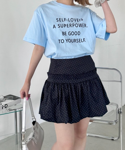 SOLLON.(ソルロン)の「バルーンドットミニスカパン(スカート・レディース・ホワイト/ブラック・M)」の13枚目の写真