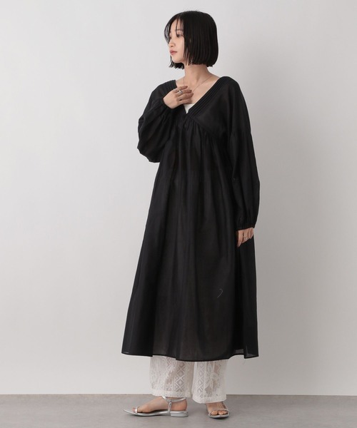 セール】ボイルギャザーワンピース 451917（ワンピース）｜LOWRYS FARM