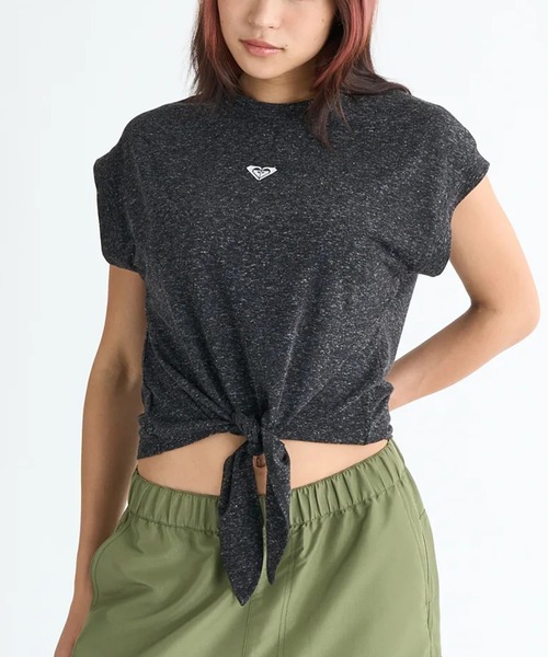 tシャツ 「ROXY/ロキシー」25SS RHYTHM OF LOVE/裾リボン付きノースリーブトップス レディース ROXY/ロキシー】25SS RHYTHM OF LOVE/裾リボン付きノースリーブ