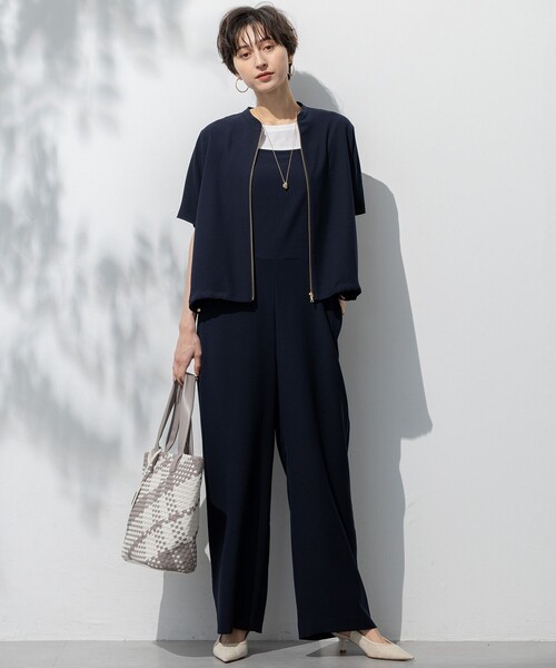 23区 S（ニジュウサンクチイサイサイズ）の「【速乾性/汗じみ防止】ベーシック IT Tシャツ（Tシャツ/カットソー・レディース・ブラック系/ホワイト系・32）」の7枚目の写真