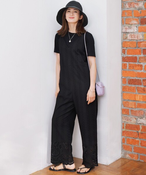 23区 S（ニジュウサンクチイサイサイズ）の「【速乾性/汗じみ防止】ベーシック IT Tシャツ（Tシャツ/カットソー・レディース・ブラック系/ホワイト系・32）」の10枚目の写真