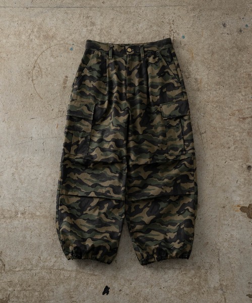 迷彩　カーゴパンツ　リアルツリー camouflage/real tree military cargo pants - 迷彩/リアル