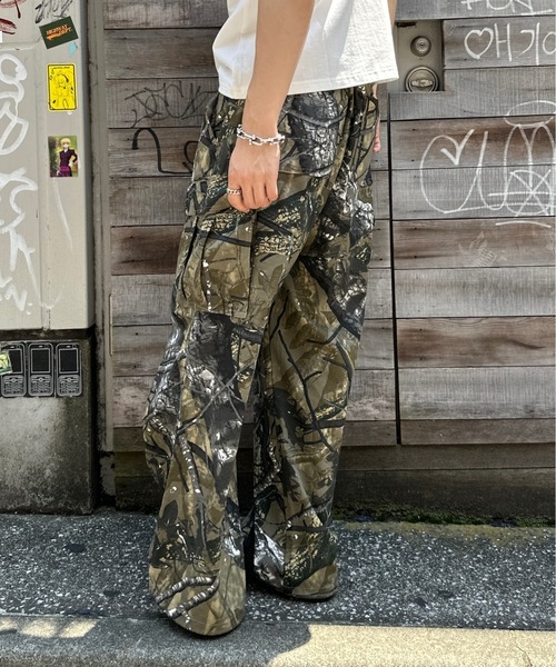 迷彩　カーゴパンツ　リアルツリー camouflage/real tree military cargo pants - 迷彩/リアル