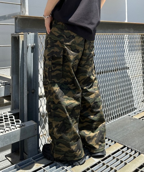 ADAMASTE（アダマスト）の「camouflage/real tree military cargo pants - 迷彩/リアルツリーカモフラージュ柄ミリタリーカーゴパンツ（カーゴパンツ・メンズ・カモフラージュ/リアルツリーカモ・MEDIUM/LARGE）」の10枚目の写真