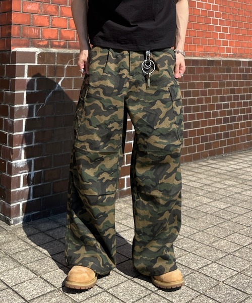 ADAMASTE（アダマスト）の「camouflage/real tree military cargo pants - 迷彩/リアルツリーカモフラージュ柄ミリタリーカーゴパンツ（カーゴパンツ・メンズ・カモフラージュ/リアルツリーカモ・MEDIUM/LARGE）」の4枚目の写真