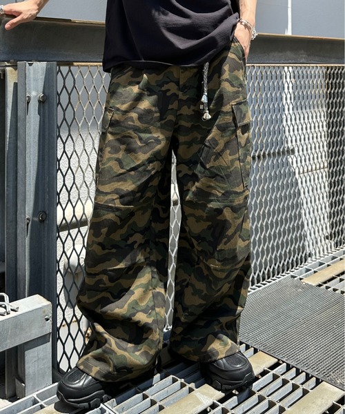 ADAMASTE（アダマスト）の「camouflage/real tree military cargo pants - 迷彩/リアルツリーカモフラージュ柄ミリタリーカーゴパンツ（カーゴパンツ・メンズ・カモフラージュ/リアルツリーカモ・MEDIUM/LARGE）」の9枚目の写真