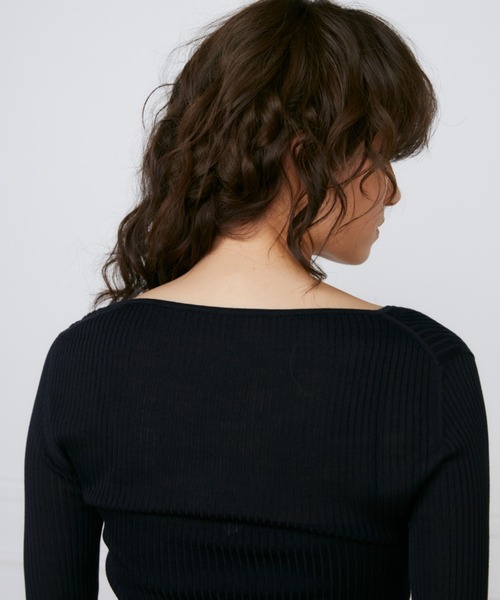 ニット セーター casheartシルクリブニット 「la veille by SUPERIOR CLOSET」 レディース セール】casheartシルクリブニット 《la veille by SUPERIOR