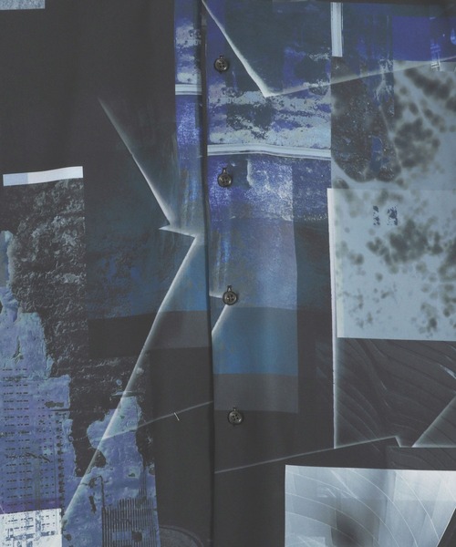 HARE（ハレ）の「【WEB限定】マルチマテリアルパターンシャツSS(HARE)（シャツ/ブラウス・メンズ・ホワイト系その他/ブルー系その他/グリーン系その他/ブラック系その他/ブラック系その他2・MEDIUM/SMALL/LARGE）」の18枚目の写真