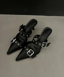 MASHIRO（マシロ）の「【MASHIRO】ベルトデザイン ポインテッドトゥパンプス 平成ギャル（MA/EK335）（パンプス）」