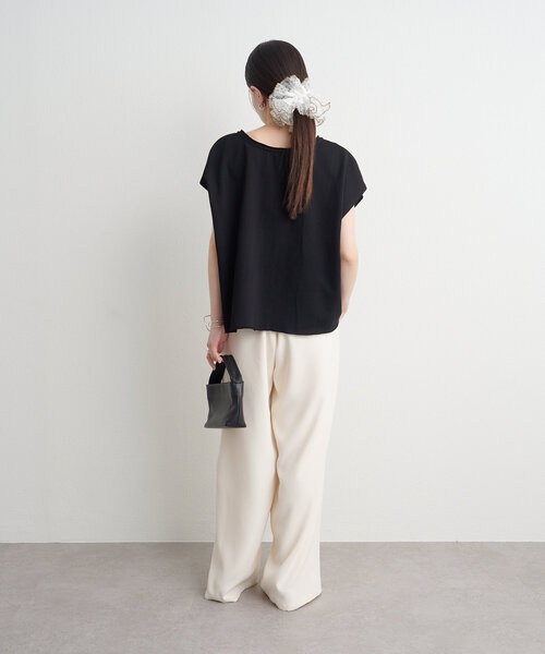 Omekashi(オメカシ)の「スウェットVプルオーバー(Tシャツ/カットソー・レディース・オフホワイト/グレー/ブラック/カーキ・FREE)」の21枚目の写真