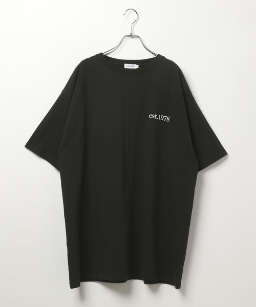 LEPSIM（レプシィム）の「BIGロゴチュニックワンピース　490274（チュニック・レディース・ブラック/アイボリー/チャコールグレー/オフホワイト・FREE）」の22枚目の写真