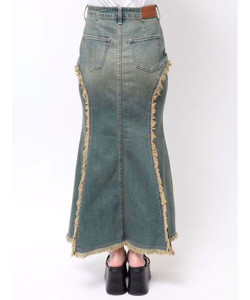 EVRIS（エヴリス）の「マーメイドデニムスカート（デニムスカート・レディース・ブラック/インディゴブルー・SMALL/MEDIUM）」の22枚目の写真