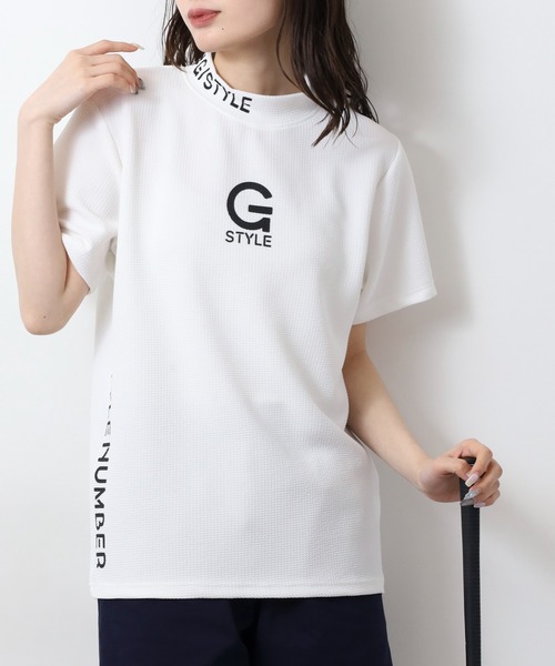 FUNALIVE(ファンアライブ)の「ドライ モックネック ロゴ 半袖Tシャツ(Tシャツ/カットソー・メンズ・ホワイト系その他/ネイビー系1/グレー系その他/ブラック系その他2/ブラック系その他/ネイビー系/ホワイト系その他2/グレー系その他2・M/LL/L)」の2枚目の写真