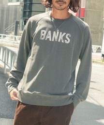 BANKS | CREW /BANKS JOURNALバンクスジャーナルクルーネックブランドロゴプリントスウェット(スウェット)