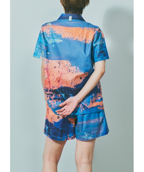 minius（ミニウス）の「【EM(em)】Room wear Tops - Short Sleeve/アートデザインルームウェア/ショートスリーブトップス（シャツ/ブラウス・レディース・イエロー系その他/ブルー系その他2/ネイビー/ブルー系その他・MEDIUM/LARGE）」の22枚目の写真