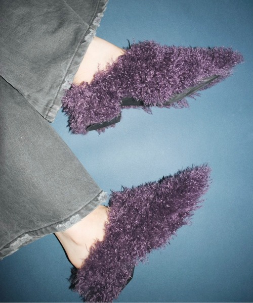 musubore fur mule / ムスボレ ファーミュール　Mサイズ musubore（ムスボレ）の「fur mule / ファーミュール（サンダル